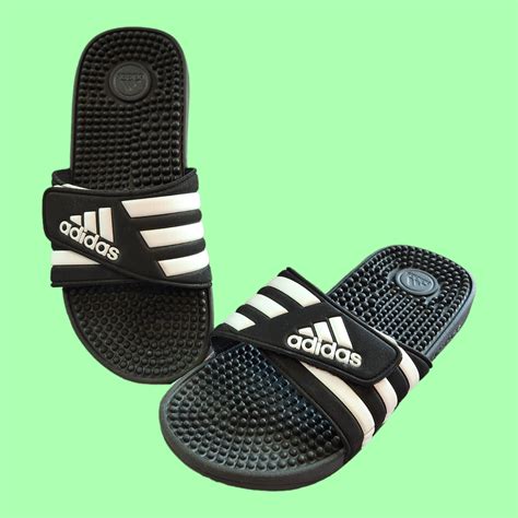 adidas slipper adissage|adidas Men's Adissage Slides Sandal, Black/White/Black, 9.